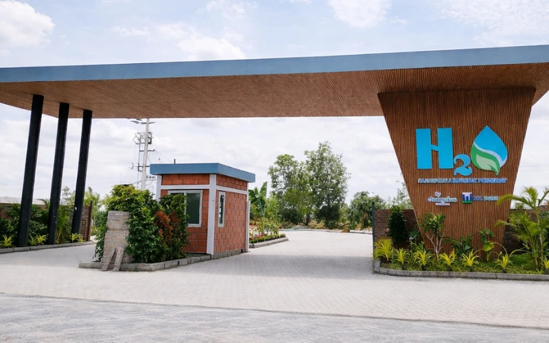 H20 farms entrance gate located in sarjapur.