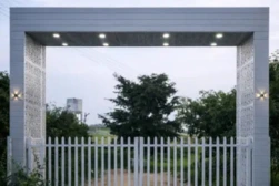 Lakeview Farms entrance gate located in Denkanikottai